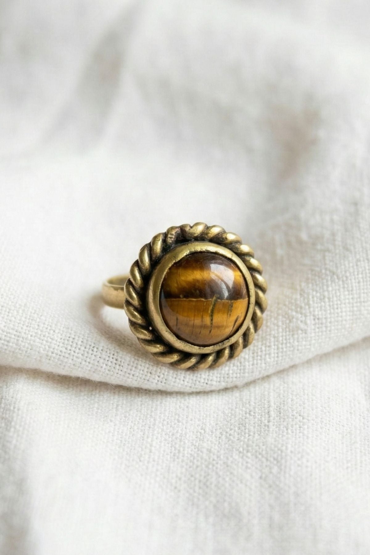 Mars - alloy & stone ring for men