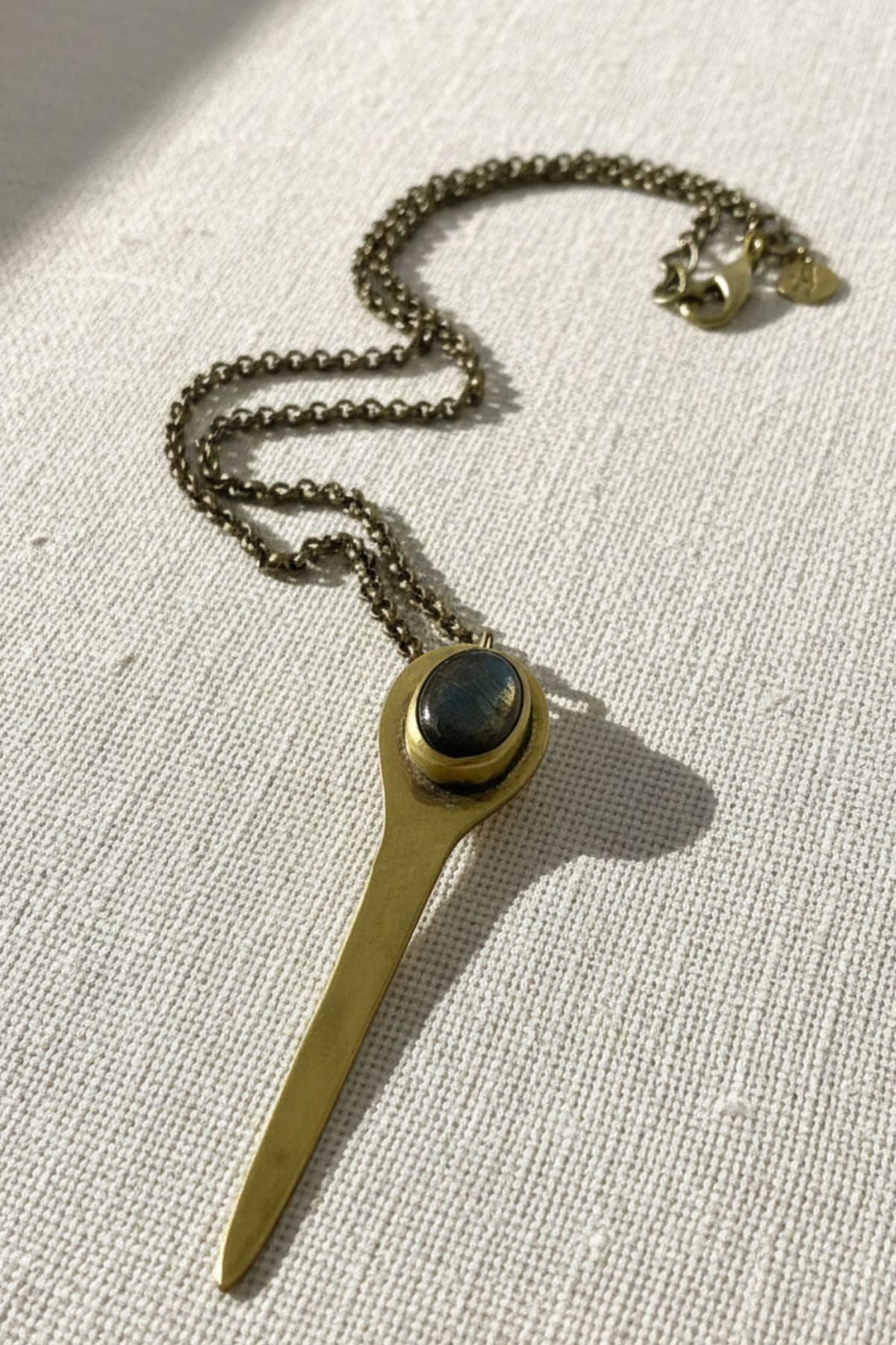 Sceptor - alloy pendant on chain for men