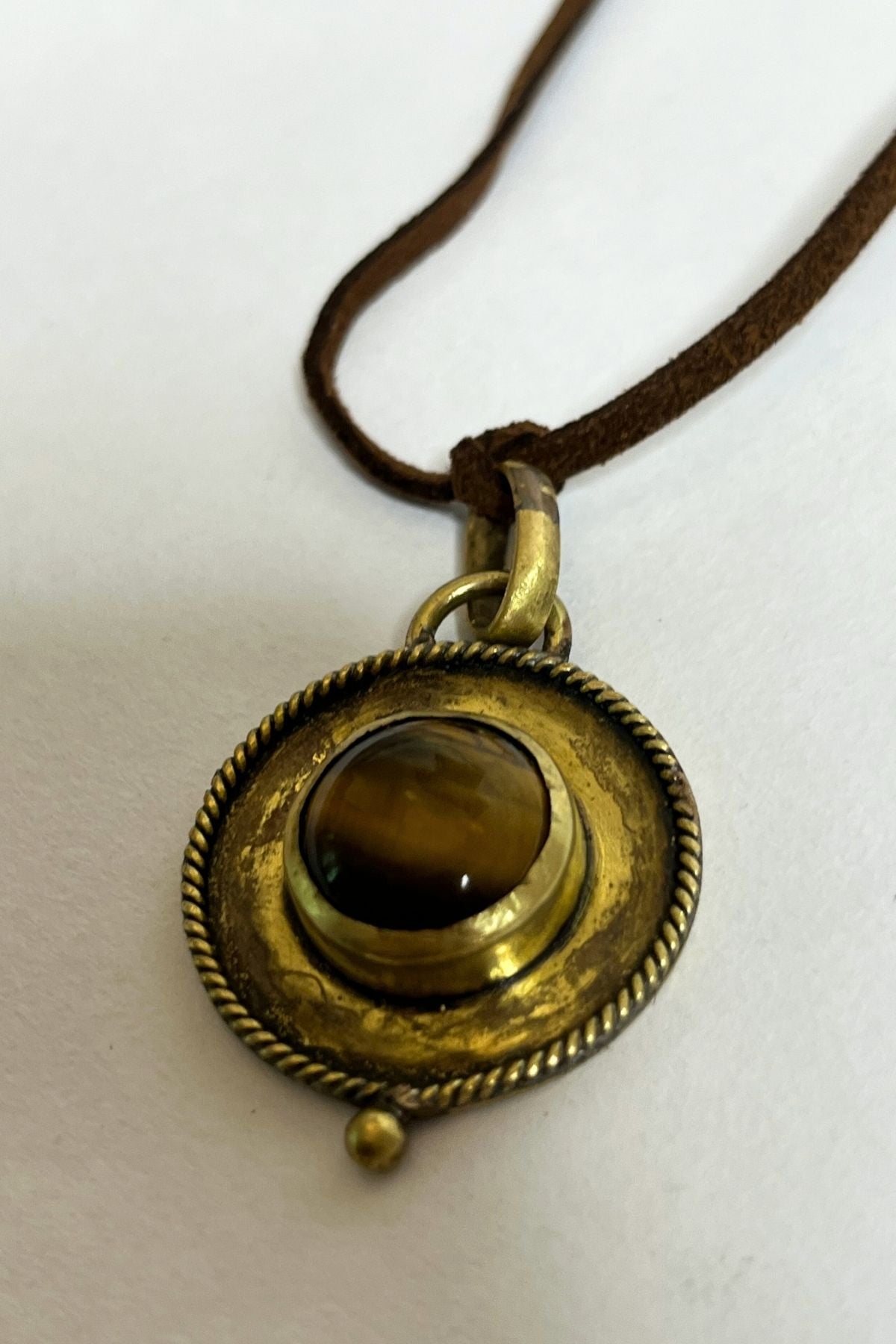 Mars - alloy pendant on cord for men, trending fashion & style
