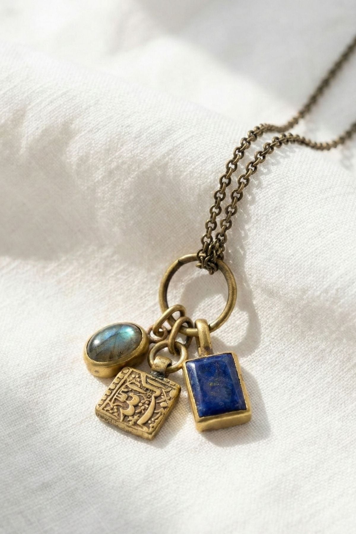 Tabriz - alloy pendant on chain for men