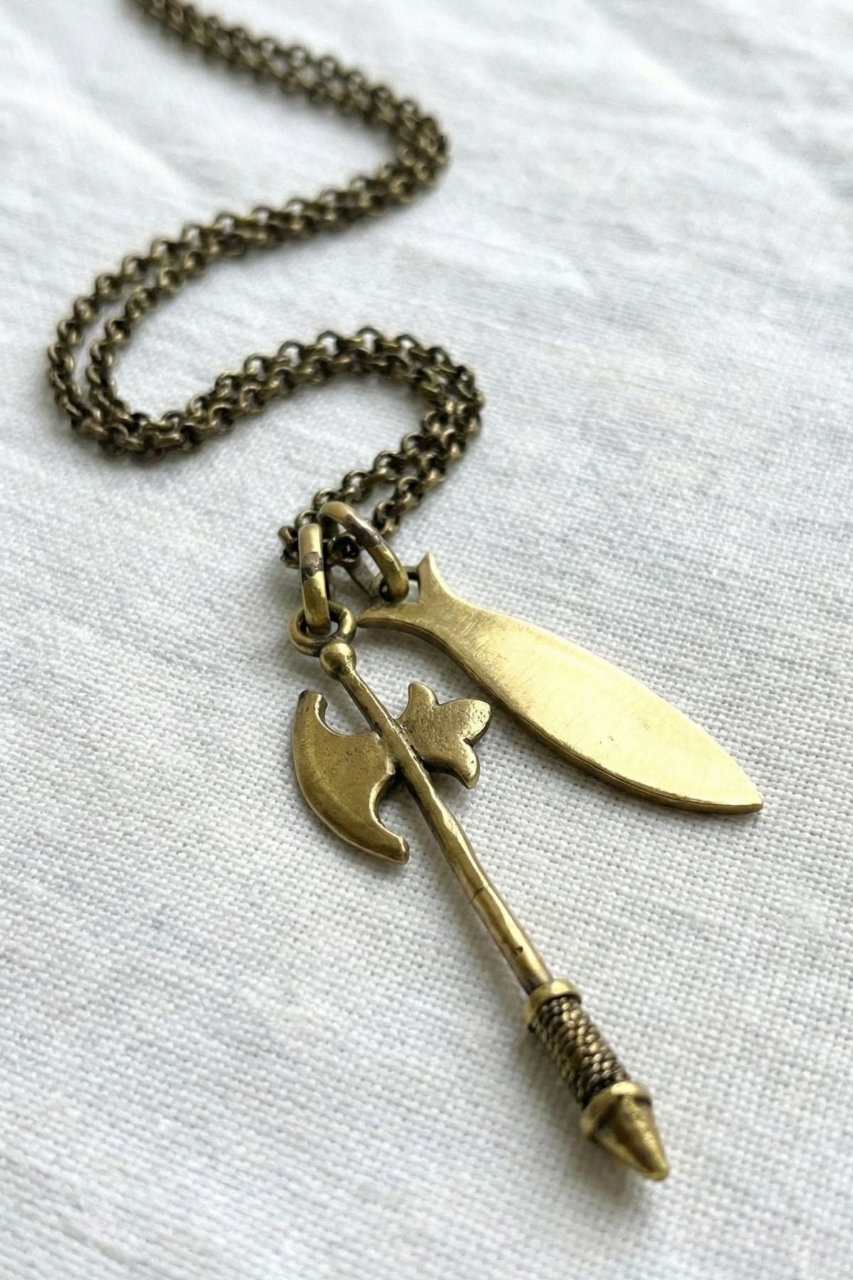 Odin - alloy pendant on chain for men