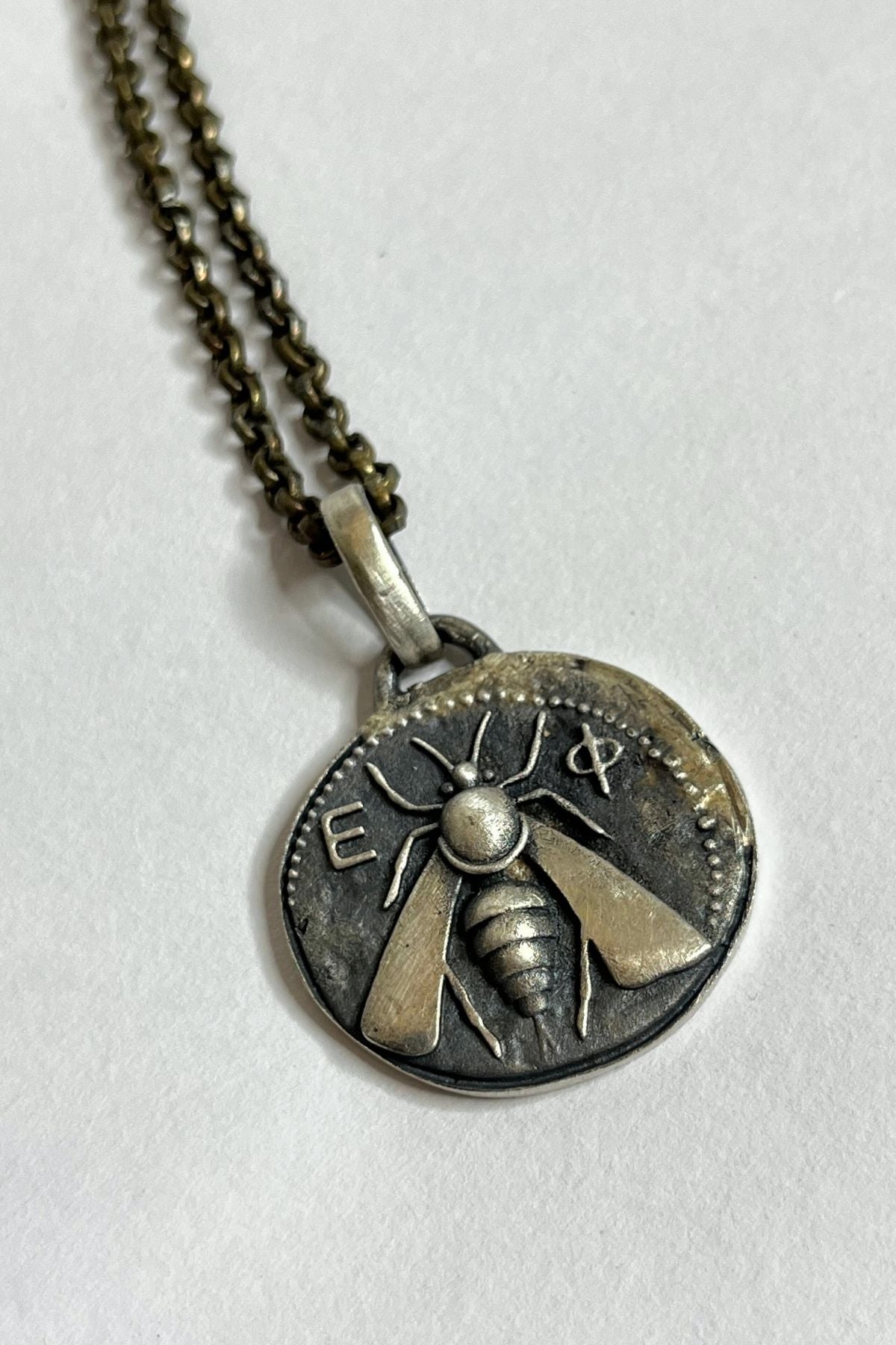 Macedon - alloy pendant on chain for men, trending fashion & style