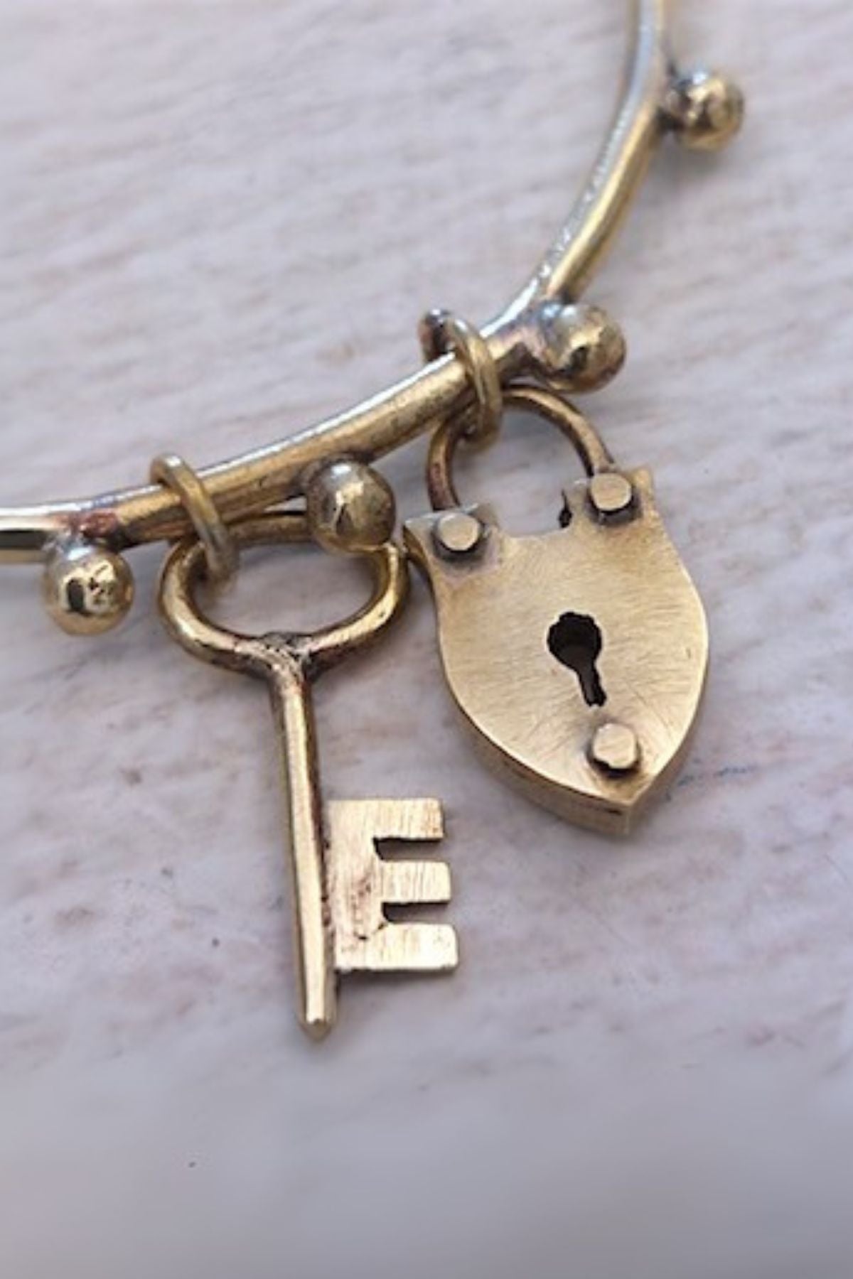 Lock & Key Bangle