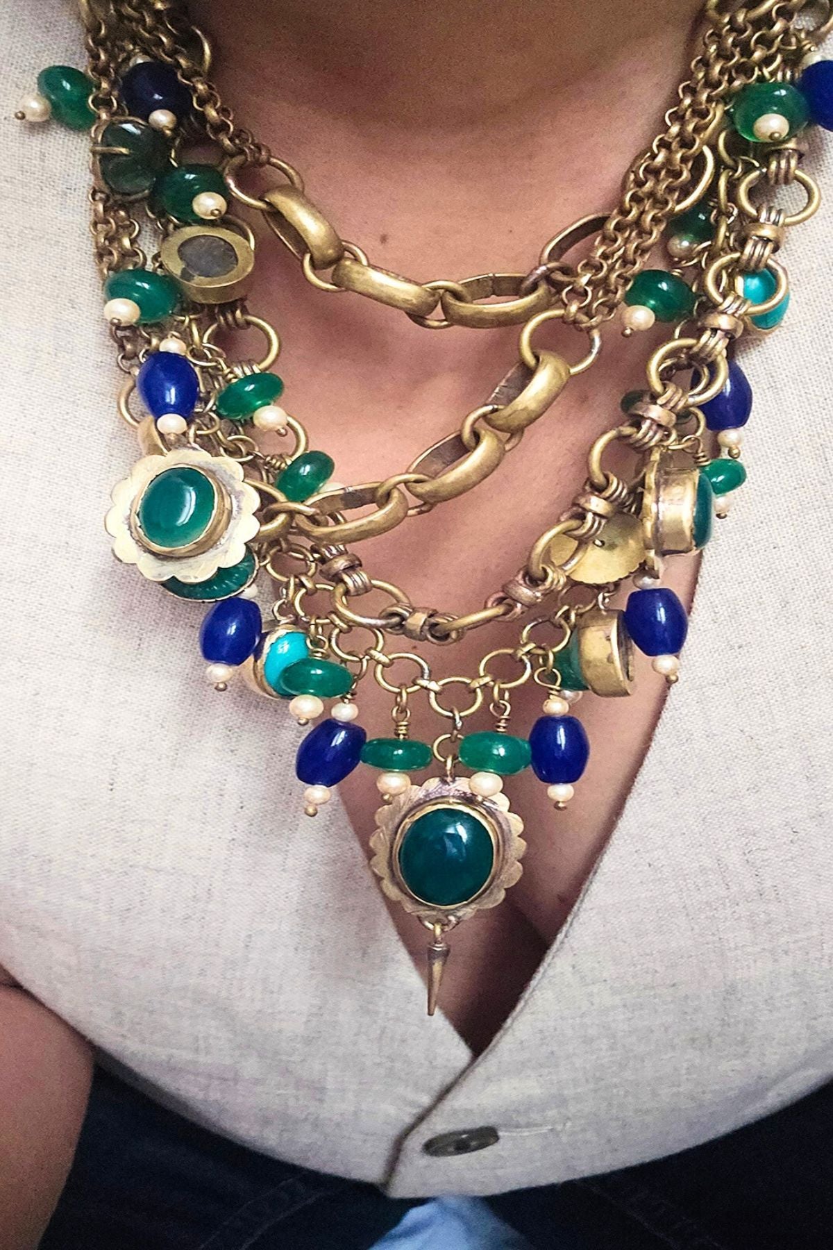Firoza Neckpiece