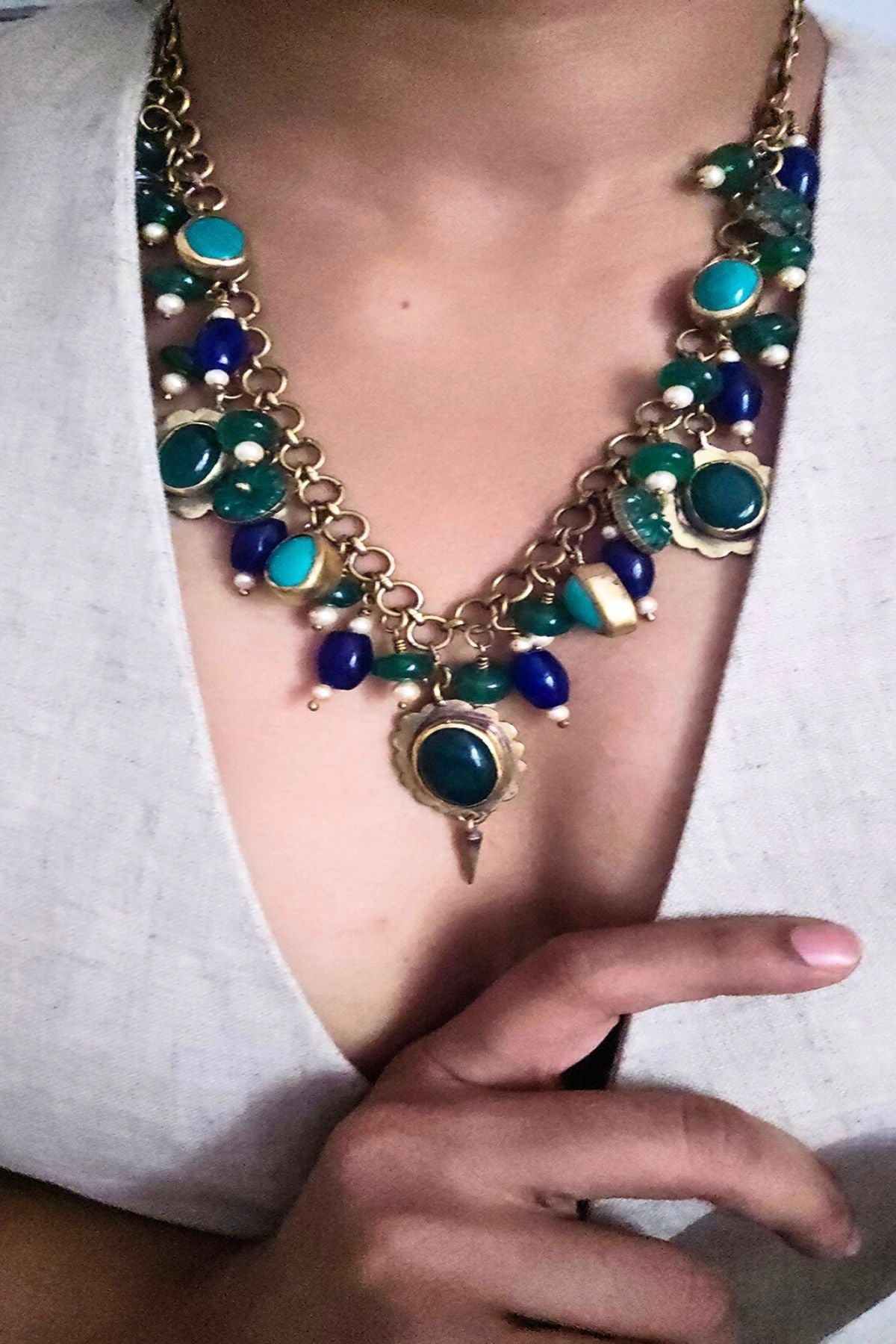 Firoza Neckpiece