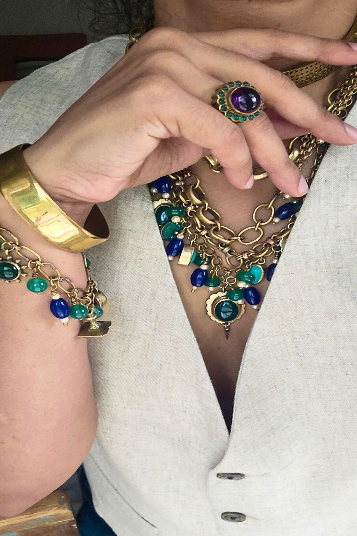 Firoza Neckpiece