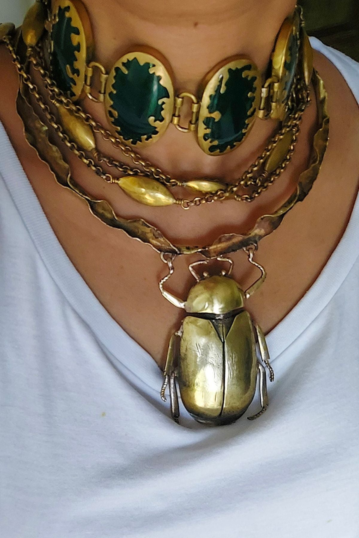 Khepri Bug Neckpiece