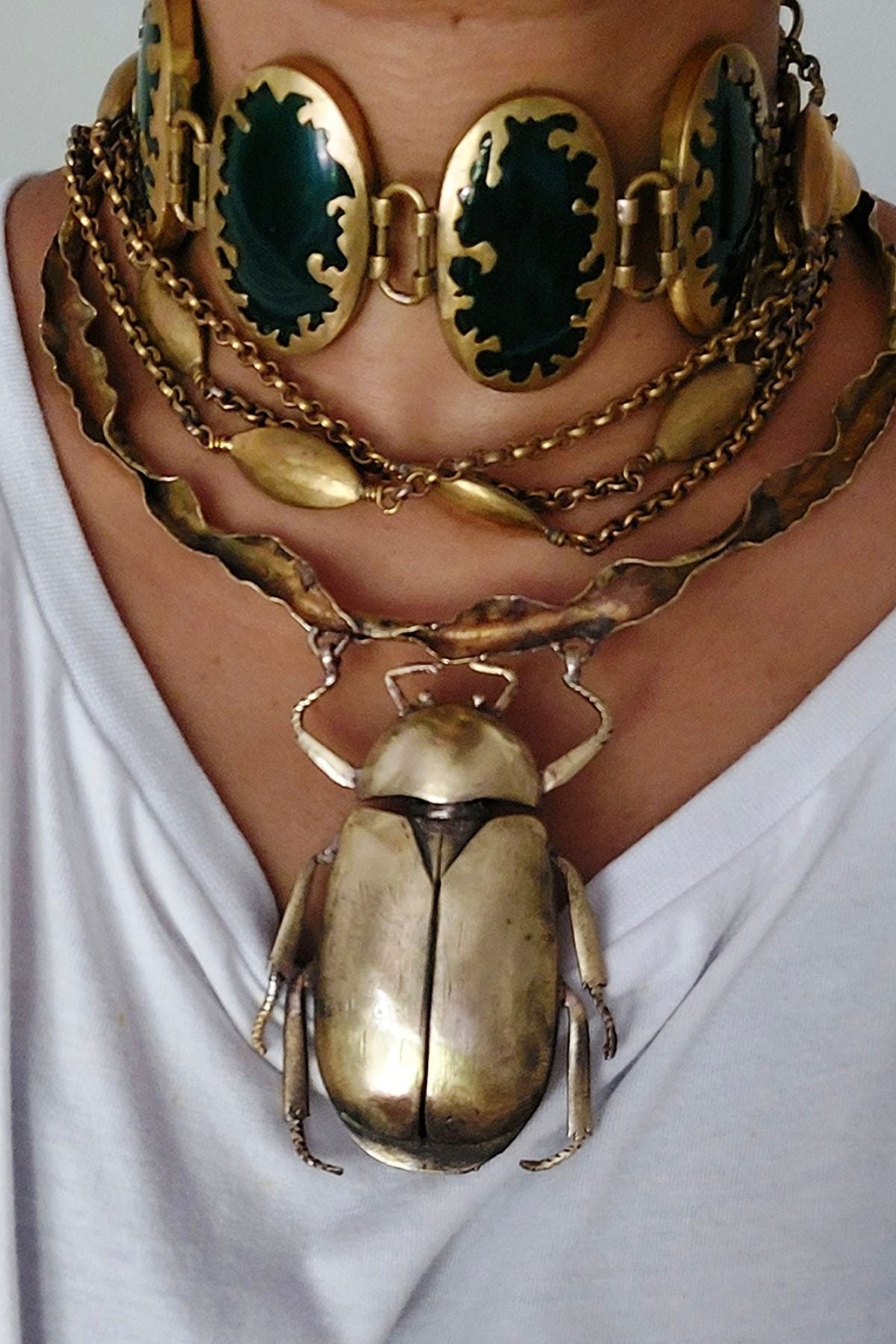 Khepri Bug Neckpiece