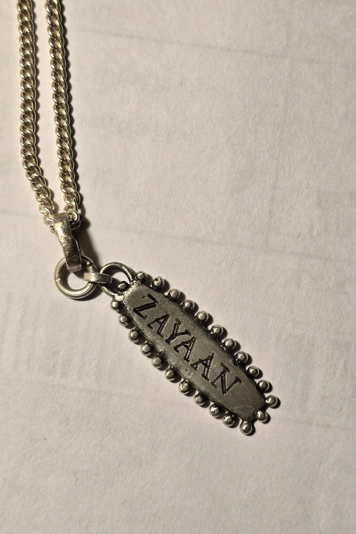 Name tag Charm