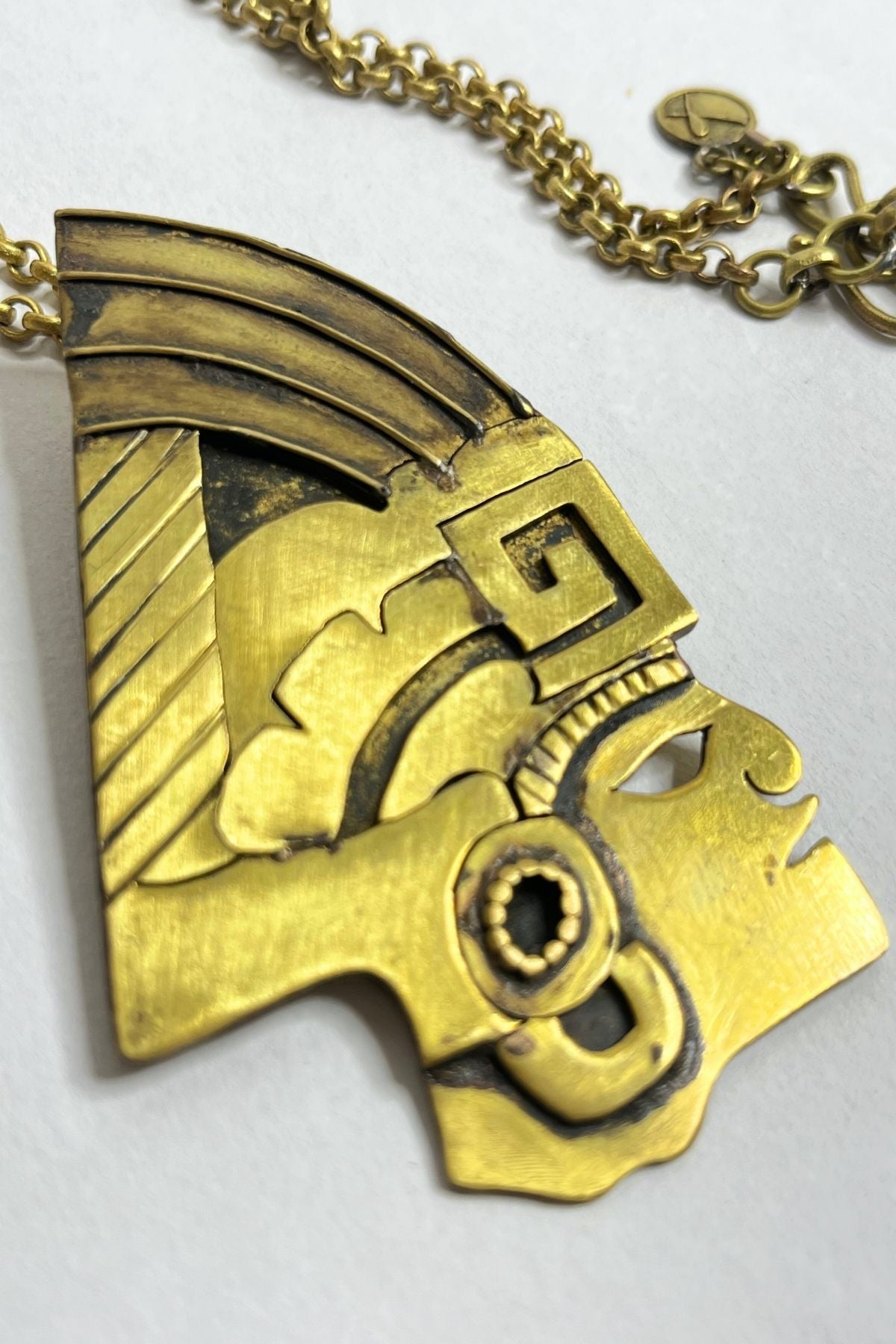 Gero - alloy pendant on chain for men, trending fashion & style