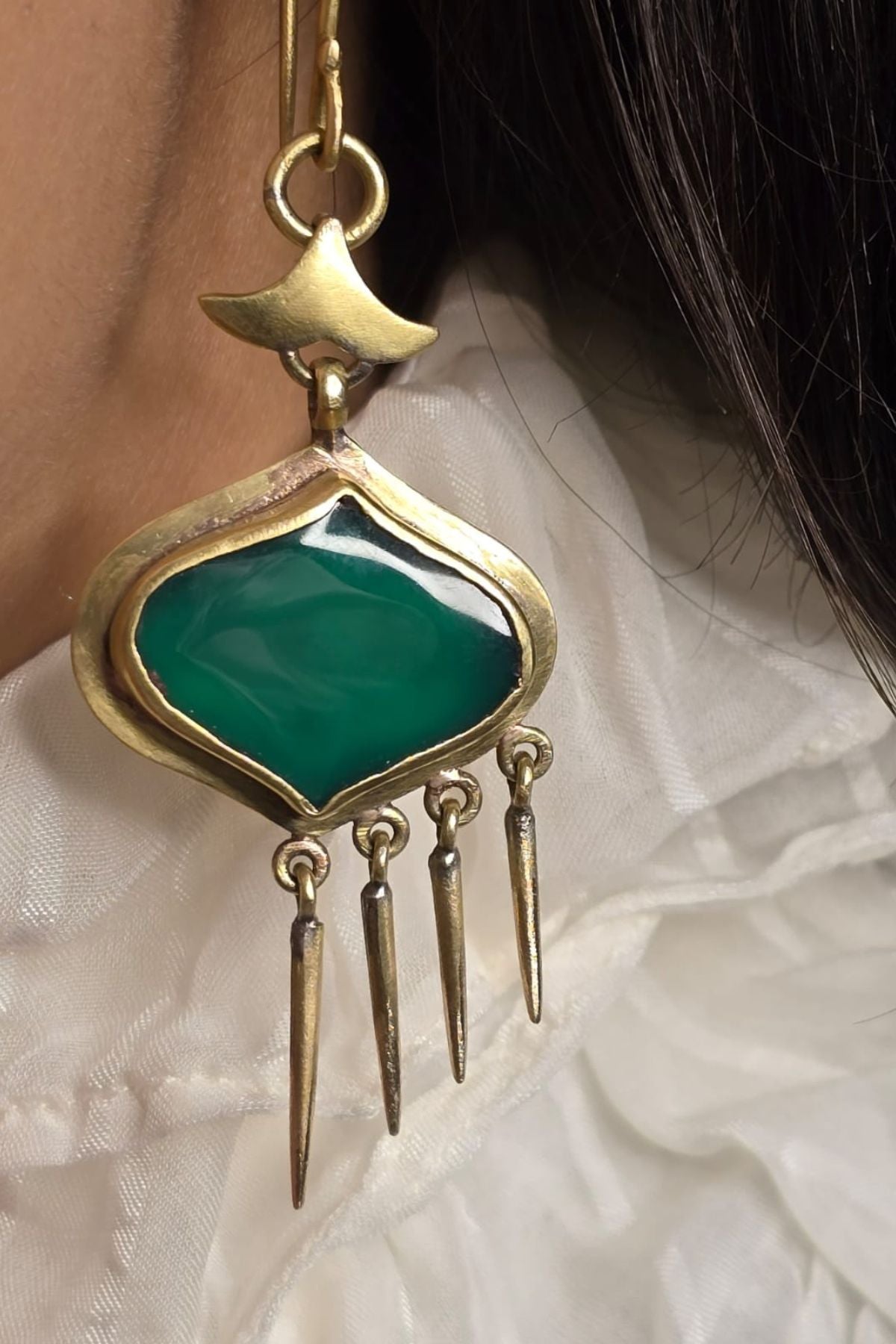 Sheesha green Earrings