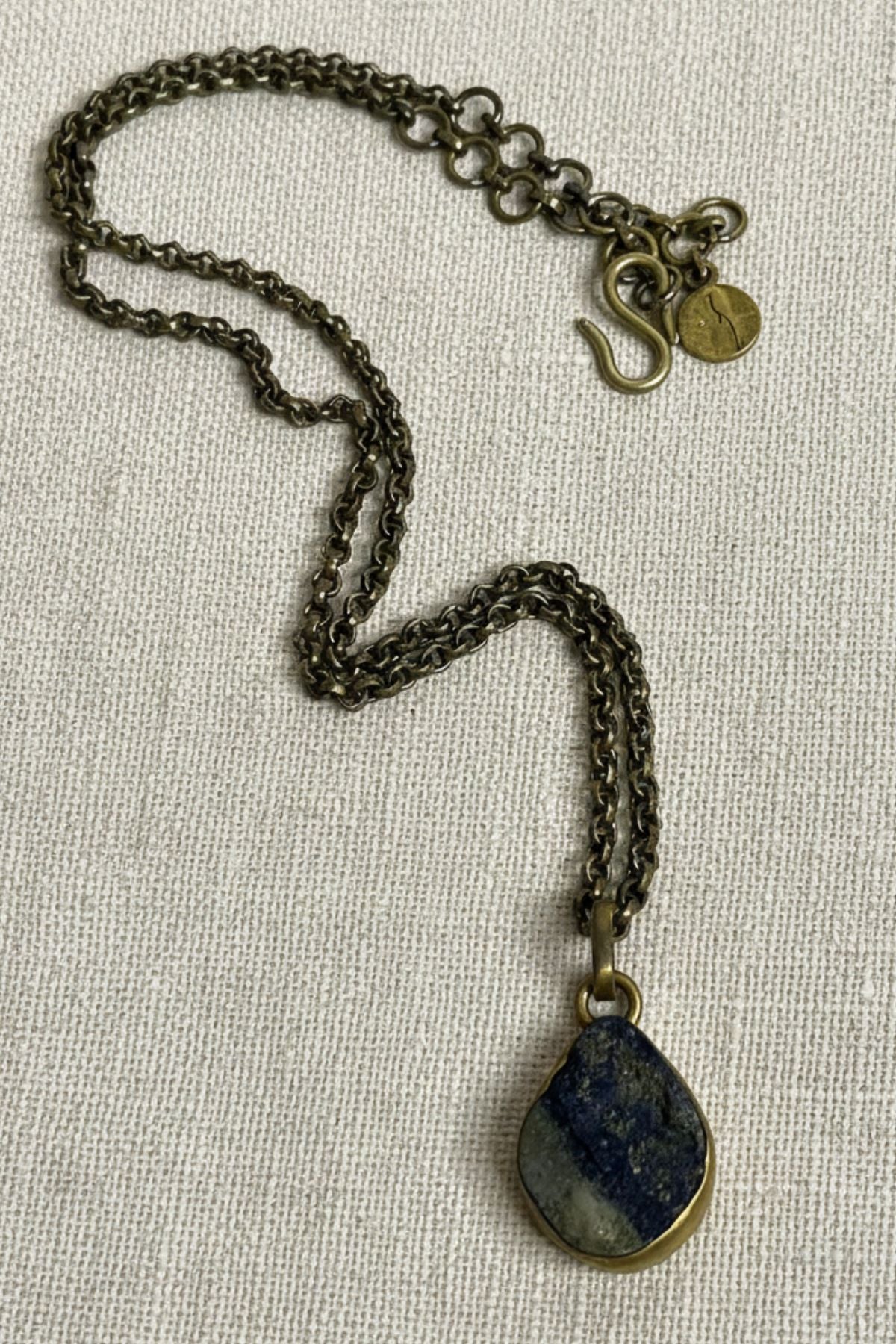 Loki - alloy pendant on chain for men