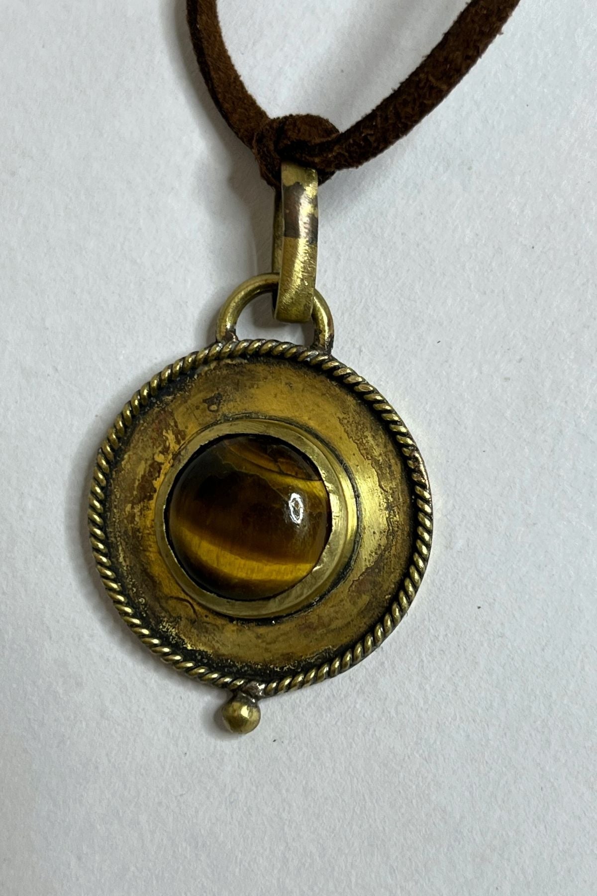 Mars - alloy pendant on cord for men, trending fashion & style