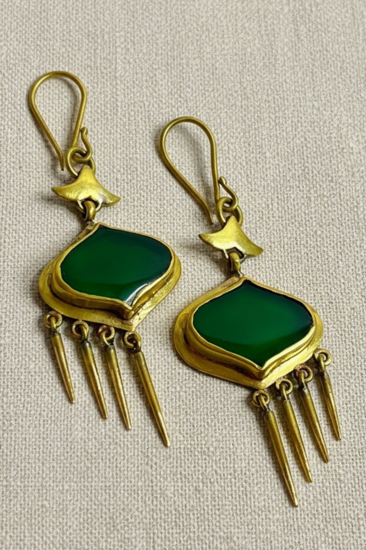 Sheesha green Earrings
