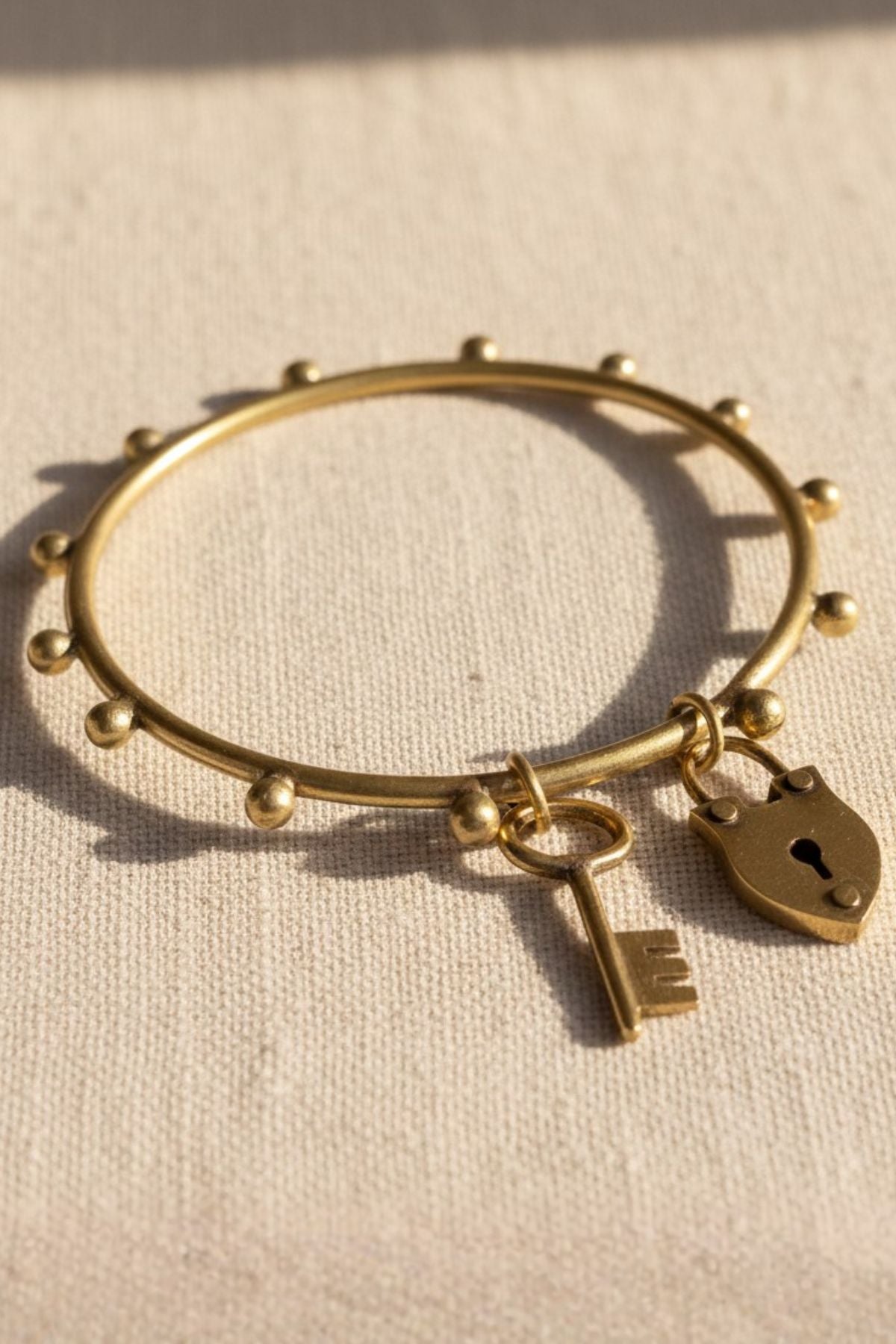Lock & Key Bangle