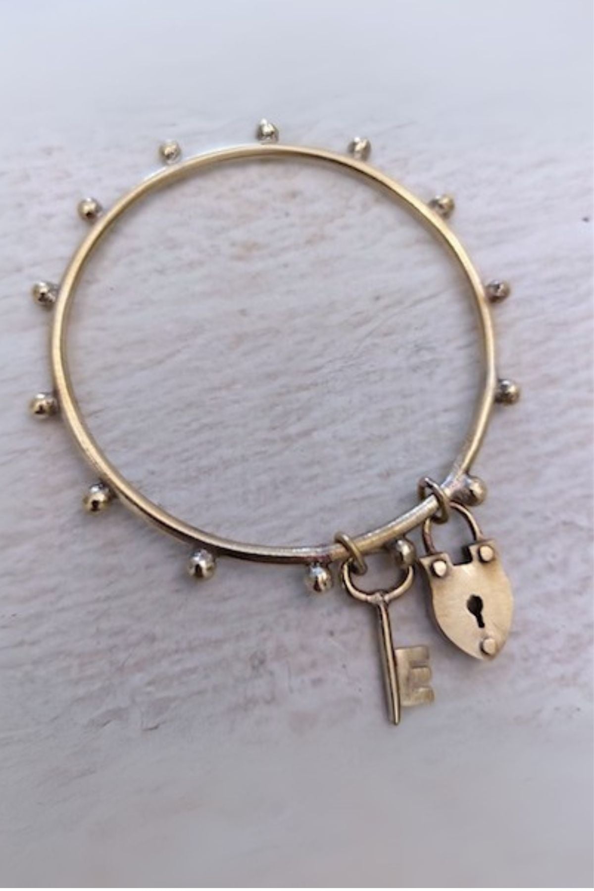 Lock & Key Bangle