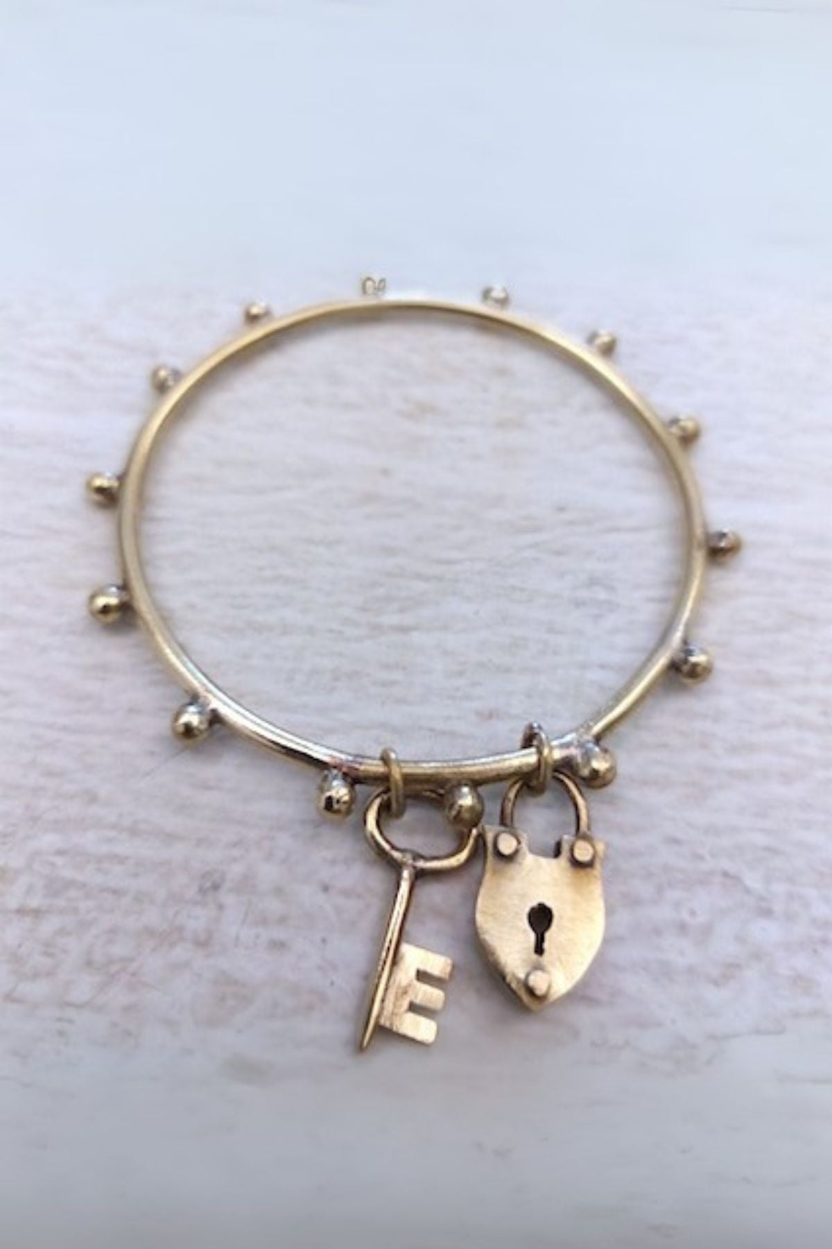 Lock & Key Bangle
