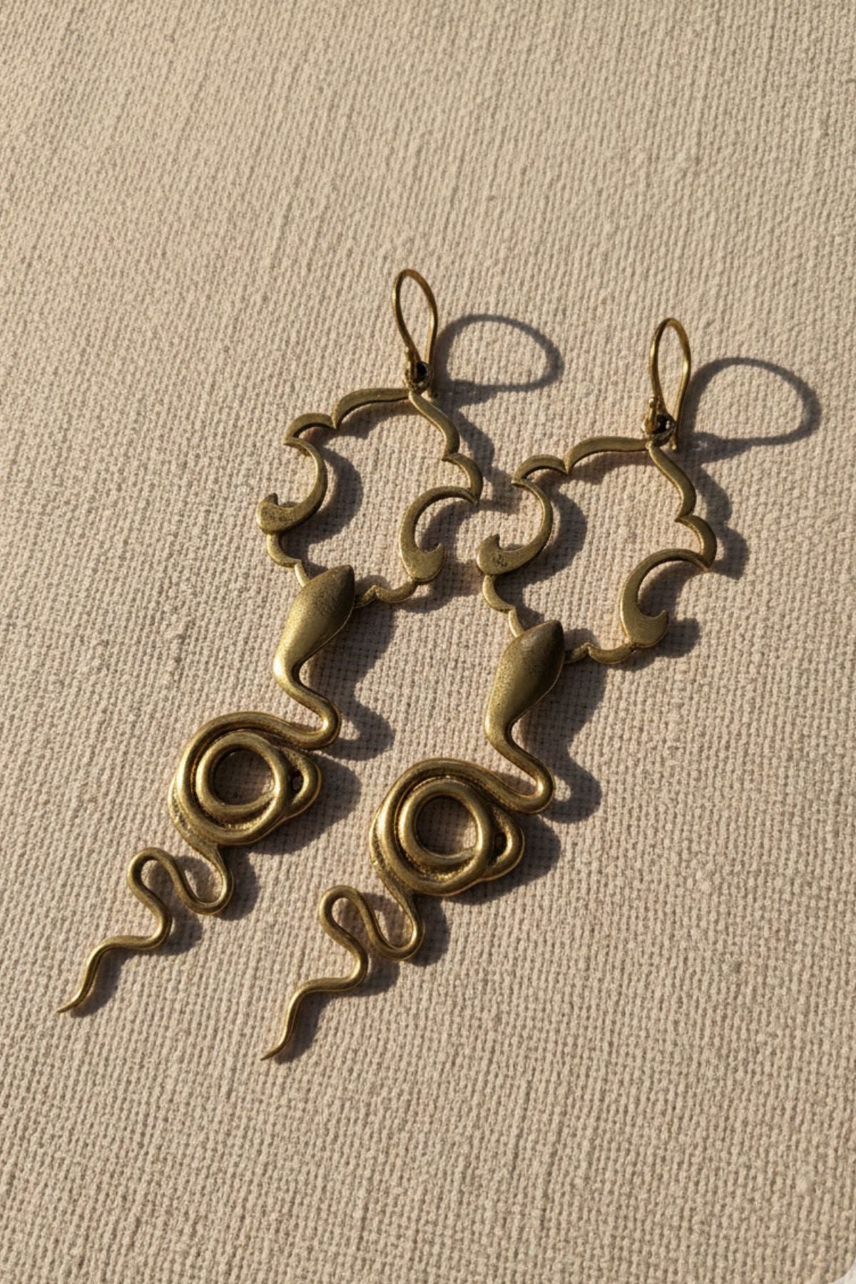 Snake earrings
